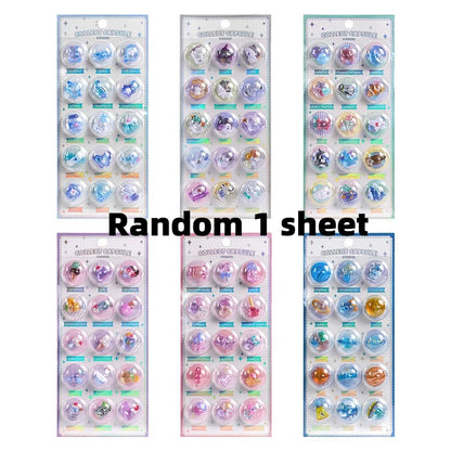 3D Capsule Glue Stickers – Kawaii DIY Diary, Mobile Phone & Camera Decoration, Cute Relief Stickers