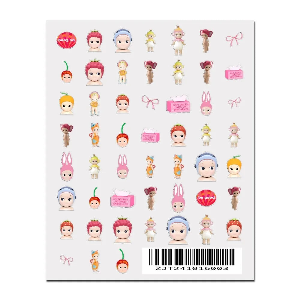 S-Sonnies Angels 3D Nail Art Sticker – 1PCS Adhesive Cartoon Decal for Manicure Design