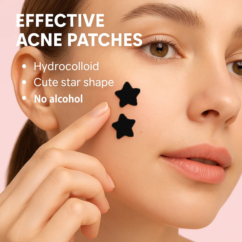 400/800-Piece Hydrocolloid Pimple Patches - Gentle, Alcohol-Free Acne and Blemish Cover Stickers for Daily Skincare