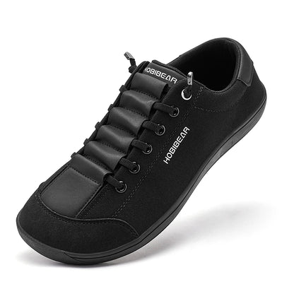 HOBIBEAR Zero Drop Barefoot Shoes – Wide Toe Minimalist Canvas Sneakers for Men & Women