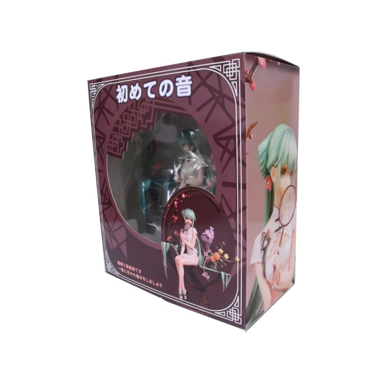 25cm Hatsune Miku Cheongsam Figure – 1/7 Scale Beautiful Girl Model Collectible Desktop Ornament Toy Gift