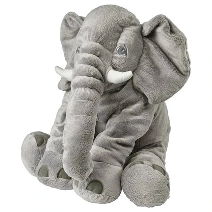40cm Soft Elephant Plush Toy - Cute Stuffed Animal Sleeping Pillow for Kids, Room Decor & Birthday Gift