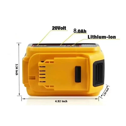 3/4/5/8-Inch LED Portable Spotlights – Cordless Handheld Work & Fishing Light, Emergency Tool Lamp for Dewalt 18V Battery