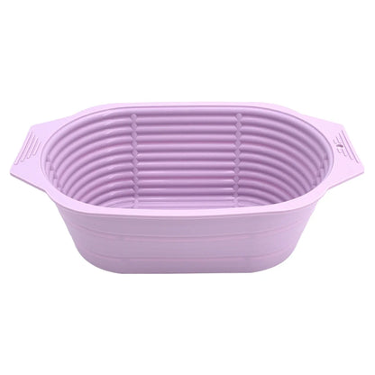 Collapsible Silicone Bread Proofing Basket – Non-Stick Fermentation Basket for Sourdough and Various Bread Baking