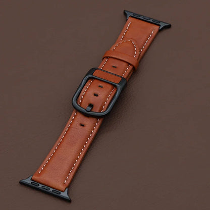 PU Leather Apple Watch Band - Premium Wrist Strap Bracelet for iWatch Series 4 5 6 SE 7 8 9 10 Ultra 49mm 40mm 41mm 42mm 44mm 45mm 46mm