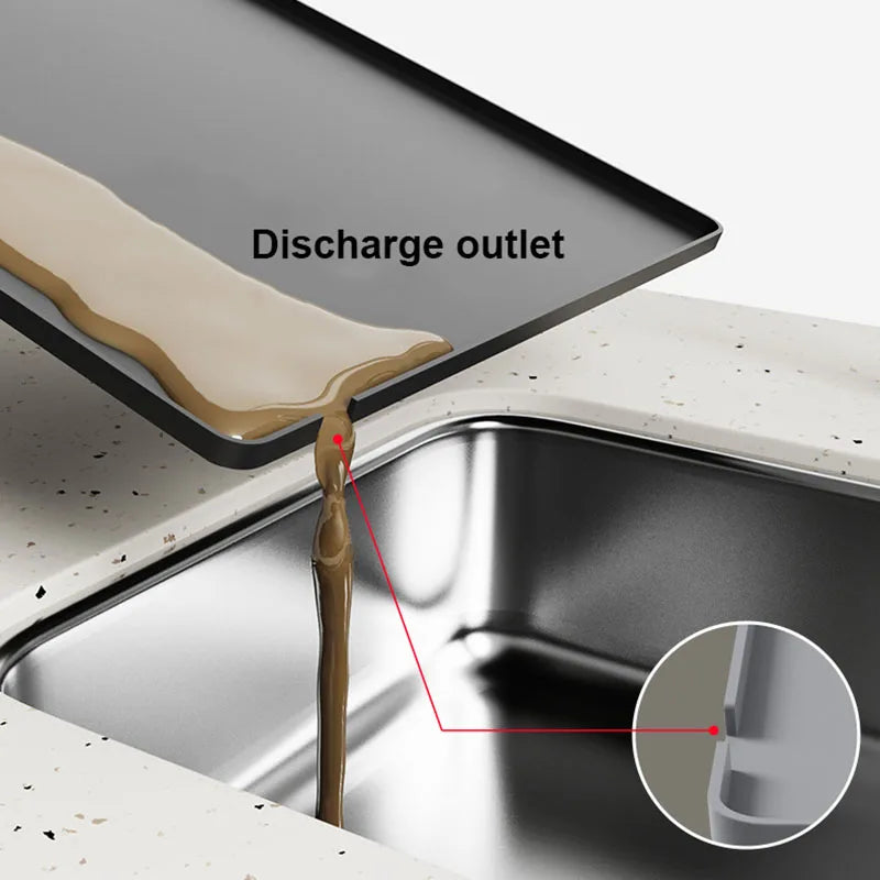 Coffee Machine Silicone Mat Tray | Drain Pad for Bar, Fruits, Vegetables, & Coffee Powder | Dining Table Insulation Protection