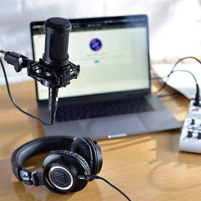 AT2020 Professional Cardioid Condenser Microphone - Wired for Vocal, Studio & Live Recording