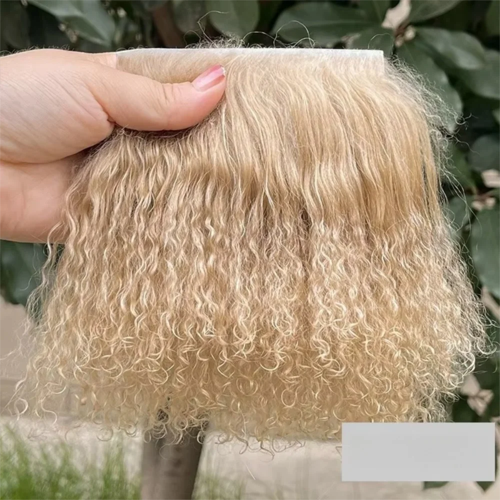 Mongolia Fur Sheepskin Curly Hair Extensions — Cute Wool Texture Wigs for SD, Blyth & BJD Dolls