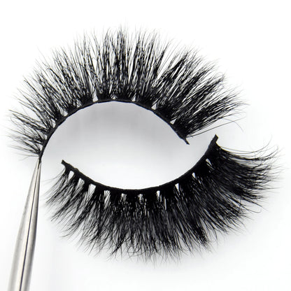 Visofree 3D Mink Eyelashes – Thick Handmade Full Strip Cruelty-Free False Lashes for Makeup M56