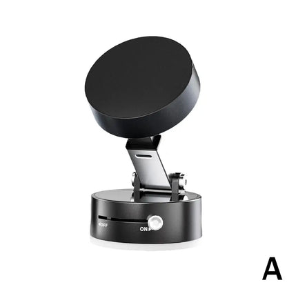 Vacuum Adsorption Magnetic Phone Mount – Double-Sided Hands-Free Magnetic Holder for Car, Gym, Mirror, Smooth Surfaces