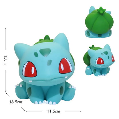 Bulbasaur & Squirtle Anime Action Figures – PVC Collectible Desk Ornament, Model Toy for Children’s Birthday Gift