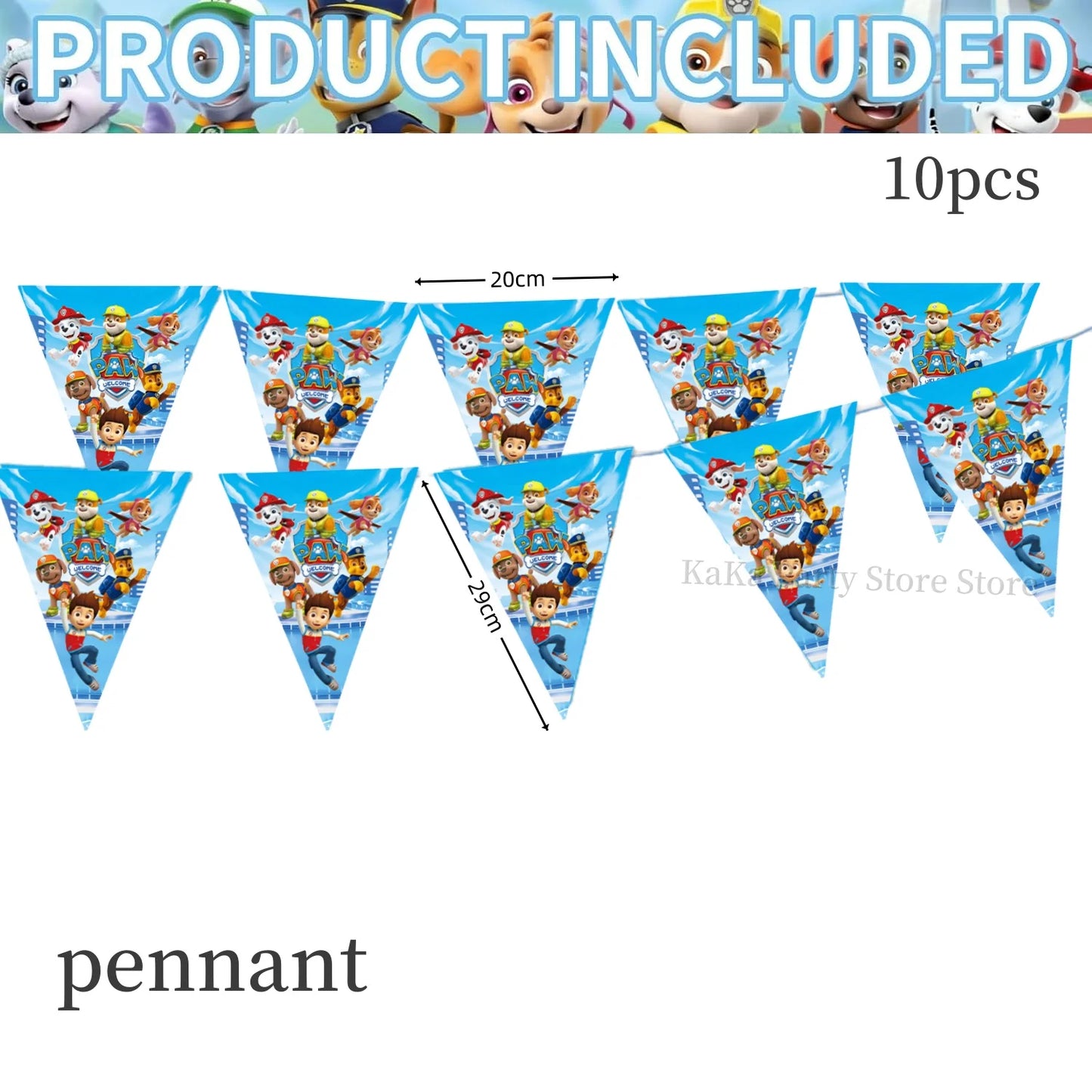 PAW Patrol Birthday Party Supplies Set – Tablecloth, Plates, Cups & Balloons Kids Party Decor for Birthday, Baby Shower & Favors