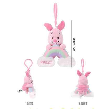Disney Winnie the Pooh Piglet Plush Keychain — Cute Cartoon Doll Backpack Pendant | Kids Birthday Gift