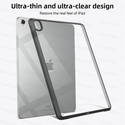Transparent Silicone Case for iPad Pro 11, 10.2 9/8/7 Gen, 9.7 5/6 Gen, Air 4/5 10.9, Mini 4/5/6