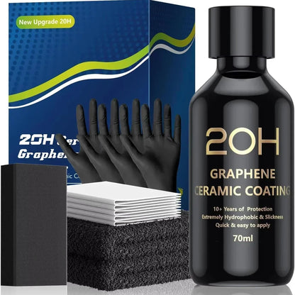 Graphene Ceramic Coating 20H/12H — Self-Healing UV Protection Car Detailing Coating for Long-Lasting Shine