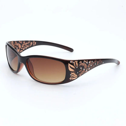 Y2K Retro Square Sunglasses - Women's Pattern Relief Frame Fashion Eyewear for Summer Beach & Vacation