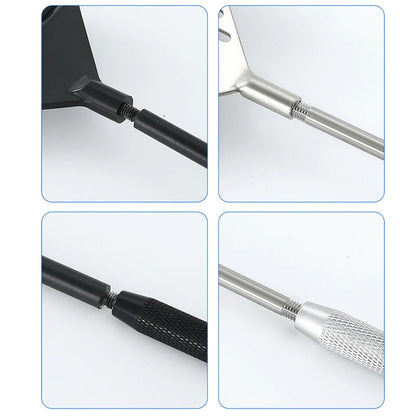 Aquarium Algae Remover Scraper – Aluminum Alloy Stainless Steel Blade Fish Tank Glass Cleaner Tool for Water Plant and Glass Cleaning Accessories