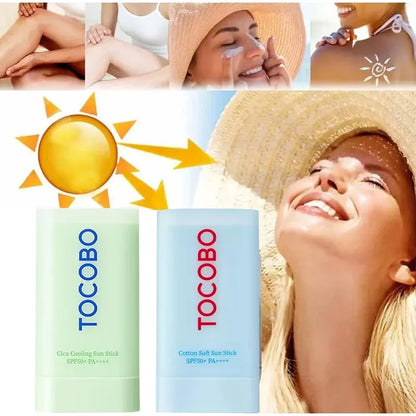 Original Sunscreen Stick – Refreshing Moisturizing, Natural Concealer, UV Protection, Brightens Skin, Easy to Carry