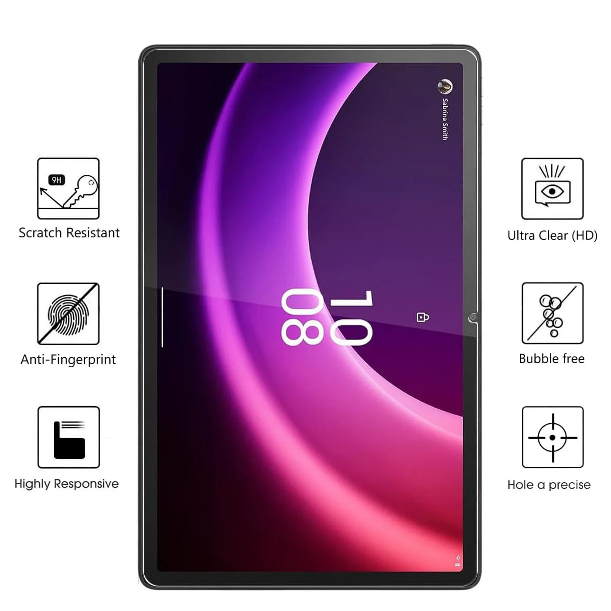 2PCS Tempered Glass Screen Protector for Lenovo Tab P11 Gen 2, M10 FHD Plus, M9, M8, M7, Legion Y700, Xiaoxin Pad 2024, YOGA 11