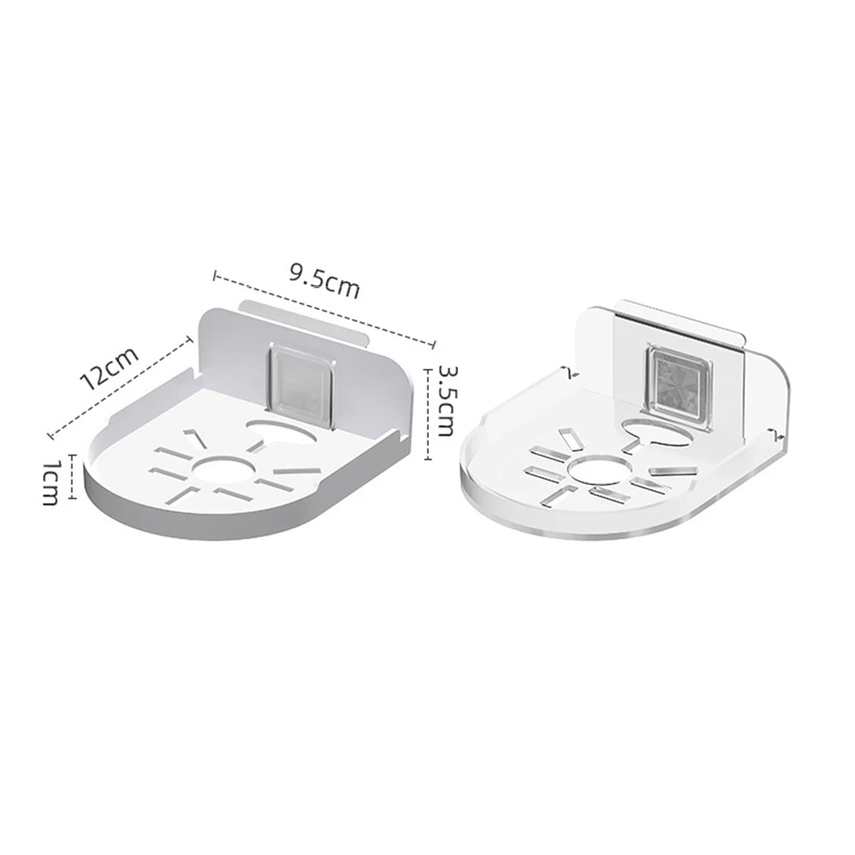 Universal Non-Drilling Wall Mount for CCTV Camera, Durable and Space-Saving Storage Holder