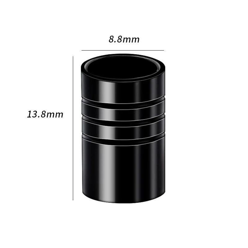 4PCS DC Comics Batman Car Tire Valve Caps — Knurled Aluminum Waterproof Accessories & Universal Car Gift