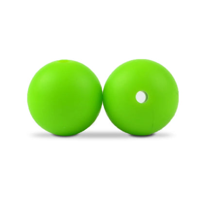 LOFCA Silicone Round Beads 20pcs - 9/12/15mm DIY Jewelry Making Beads for Bracelets, Keychains & Necklaces