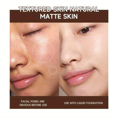 Invisible Pore Primer Stick - Matte Facial Makeup Base & Natural Finish Concealer