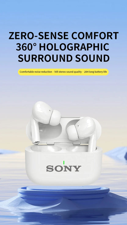 SONY Bluetooth Headset – In-Ear Wireless Sport HiFi TWS Earbuds for iOS, Android, Samsung, Huawei, Xiaomi, OPPO, Vivo