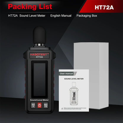 Digital Sound Level Meter - 30–130 dB Noise Detector for Room, Office, Factory, Studio & Traffic Noise Testing