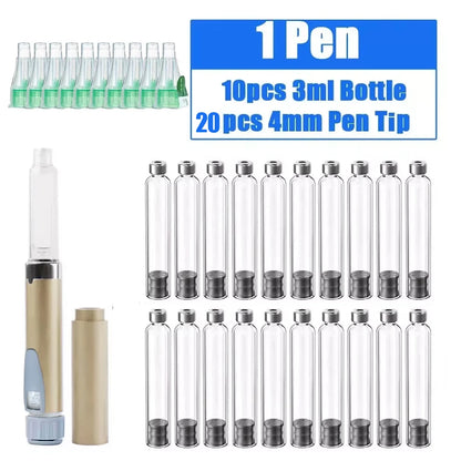 3ml Magic Pen Insulin Cartridges – Empty Cassette Bottle for Medical, Aesthetic & Tattoo Use
