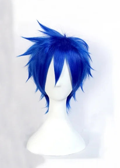 Akame Ga Kill! Wave Cosplay Synthetic Wig – Short Dark Blue Heat-Resistant Hair Wig