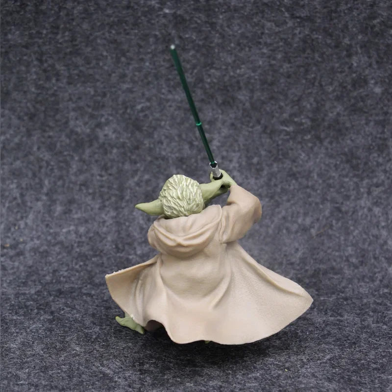 Star Wars Mandalorian Master Yoda Action Figure – Collectible Toy with Sword