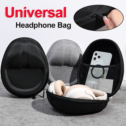 Universal Hard Headphone Case for Sony WH-1000XM4/WH-CH720N/MDR-ZX100 – Durable Storage Bag & Carrying Pouch