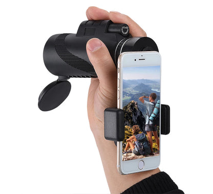 80x100 Portable HD Zoom Telescope | Folding Long-Distance Mini Telescope for Hunting, Camping & Travel