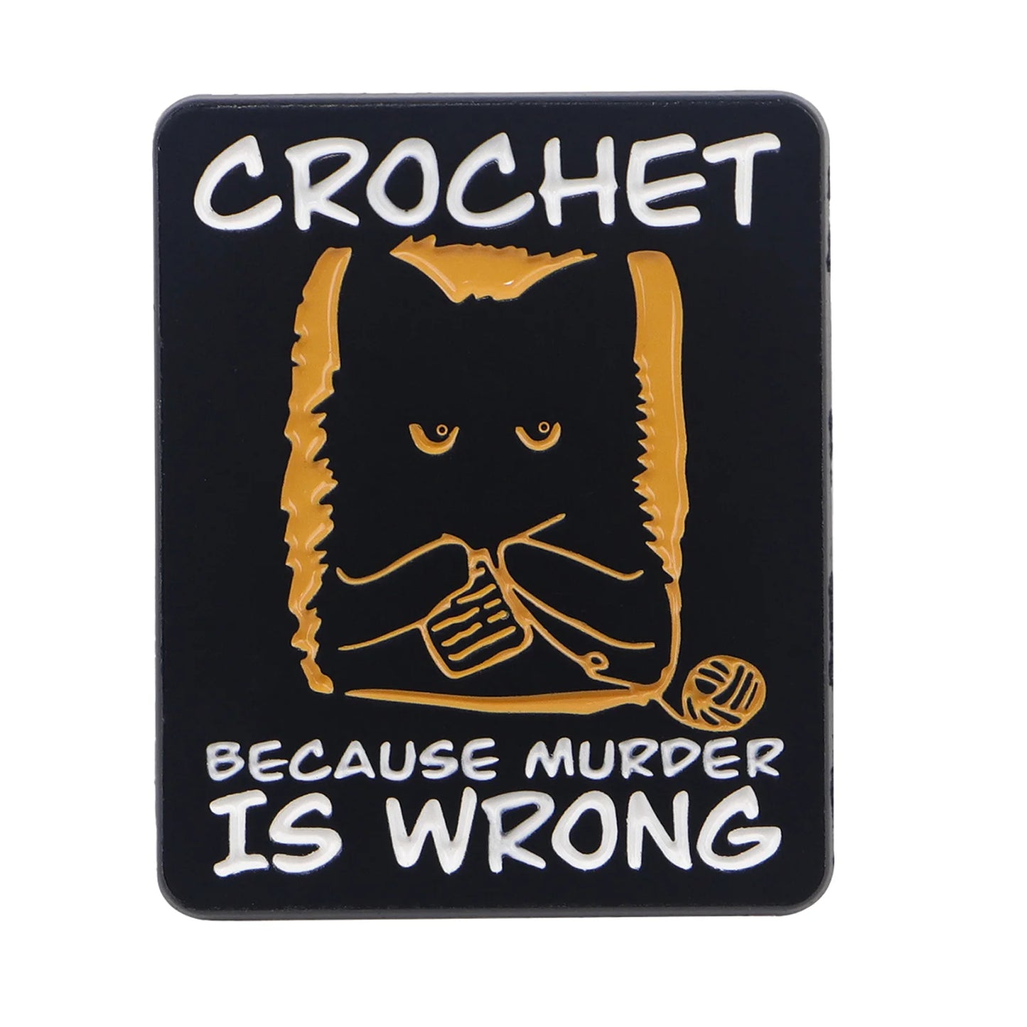 Cute Black Cat Enamel Pin – Animal Brooch Lapel Pin for Backpack, Clothing, Witch Jewelry & Halloween Gifts