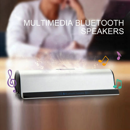 Phone & Tablet Stand with Bluetooth Speaker - Portable Bass Stereo Soundbar for iPad and Mobile Devices