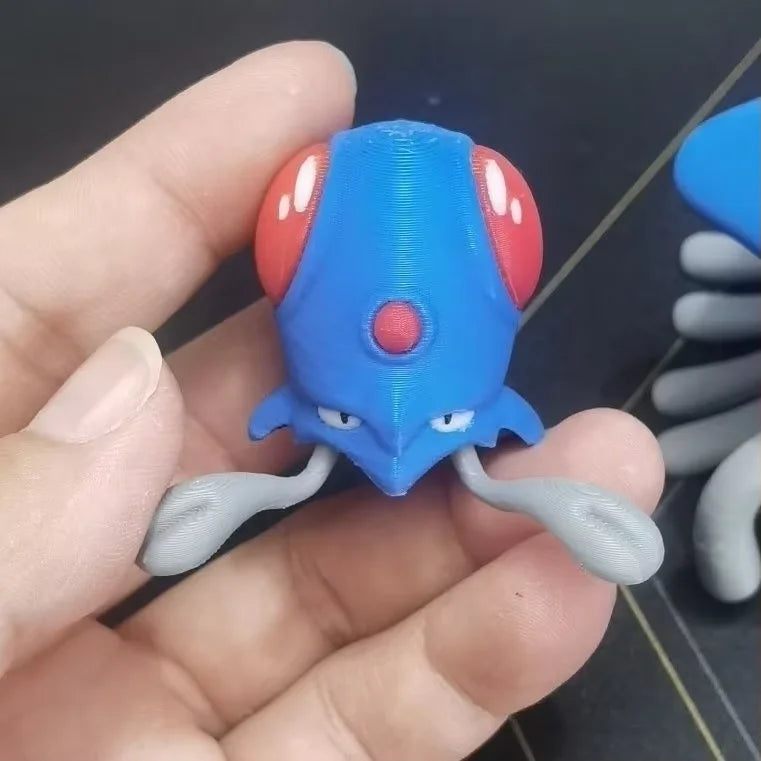 Pokemon Collectible Figures - 1:20 DIY 3D Printed Kawaii Cartoon Character Models & Kids Christmas Gift Toys