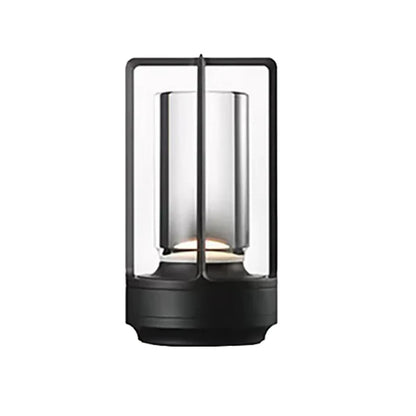 Rechargeable LED Crystal Table Lamp - Aluminum Touch Night Light for Restaurants, Camping & Home Decor