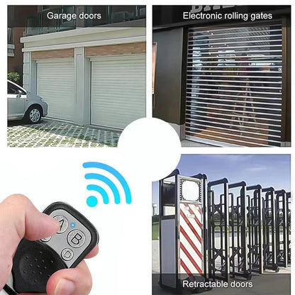 Universal 4 Button Garage Door Opener Remote 433MHz Clone Fixed Learning Rolling Code Duplicator