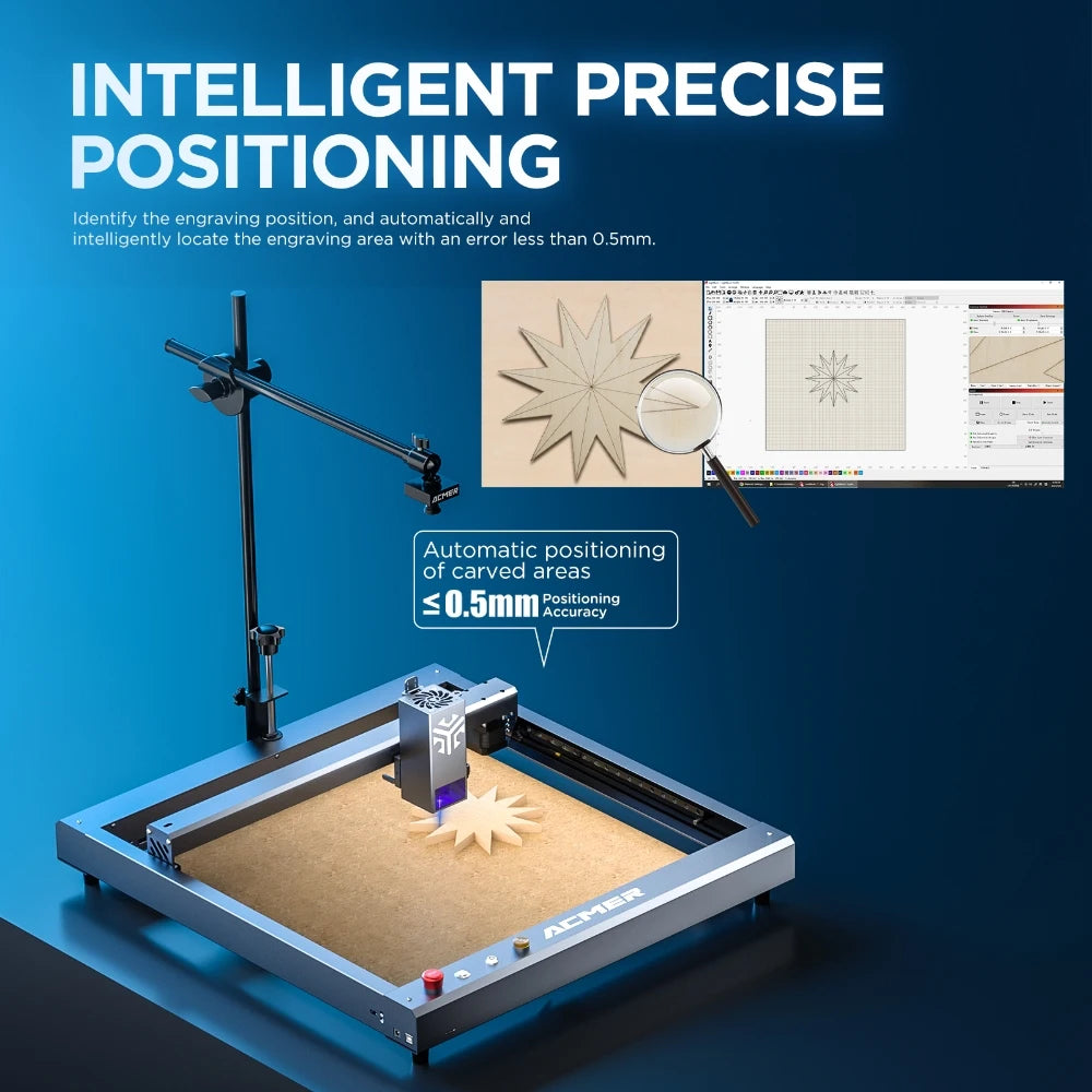 ACMER A500 Laser Engraver Camera - HD Camera for Precise Positioning & Video Recording