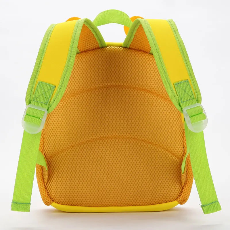 3D Cartoon Animal Kids Backpack | School Bag for Girls & Boys, Kindergarten Toddler Backpack Ages 2-5