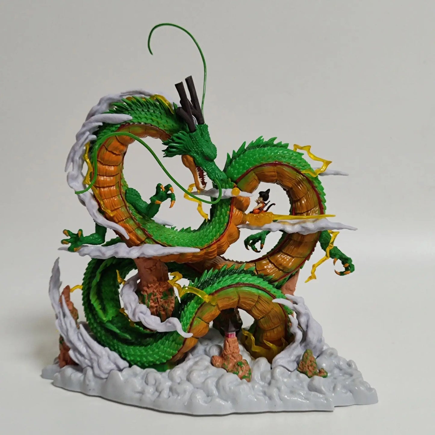 24cm Dragon Ball Anime Figure — Goku & Shenron PVC Statue for Collection & Room Decor
