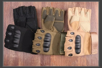 Tactical Motorcycle Gloves for Men & Women – Knuckle Protection, Full Finger Hunting, Shooting, & Cycling Bike Gloves