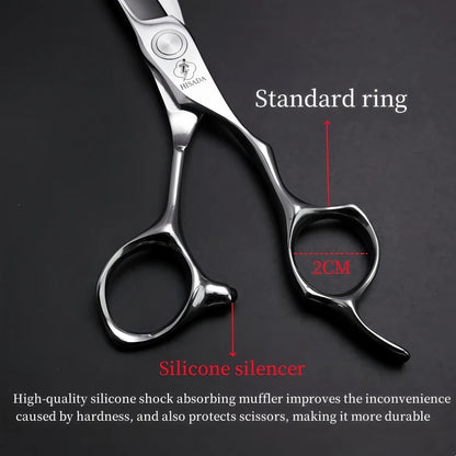 HISADA Professional Hairdressing Scissors – 6.0 Inch VG10 Barber Scissors for Salon Hair Cutting