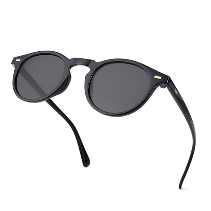 Small Round Sunglasses — Retro Classic UV400 Shades for Men & Women, Perfect for Travel, Shopping & Hiking