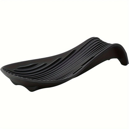 Silicone Spoon Holder & Utensil Rest – Heat-Resistant Kitchen Storage Shelf for Cooking Tools & Accessories