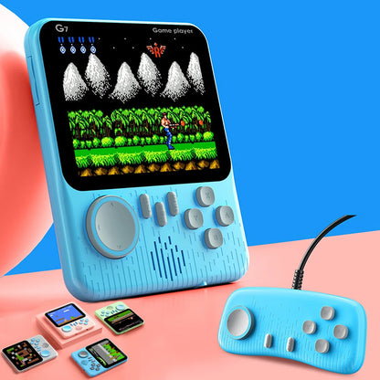 G7 Retro Handheld Game Console - 3.5-Inch HD Screen with 666 Built-In Games & TV Support