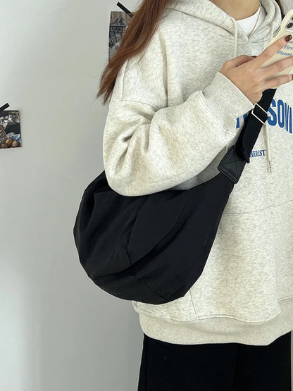 Fashion Women's Large Capacity Crossbody Shoulder Bag – Casual, Simple & Versatile Down Cotton Design