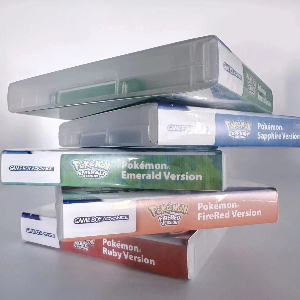 2024 Pokémon GBA Game Cartridge Set – Emerald, FireRed, LeafGreen, Ruby & Sapphire (Boxed, No Manual)