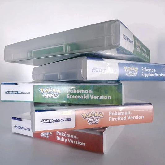 2024 Pokémon GBA Game Cartridge Set – Emerald, FireRed, LeafGreen, Ruby & Sapphire (Boxed, No Manual)